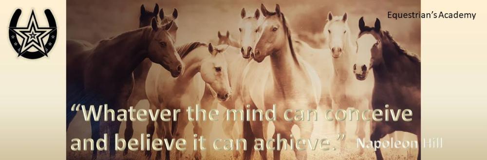 "Whatever the mind can conceive and believe it can achieve." Napoleon Hill